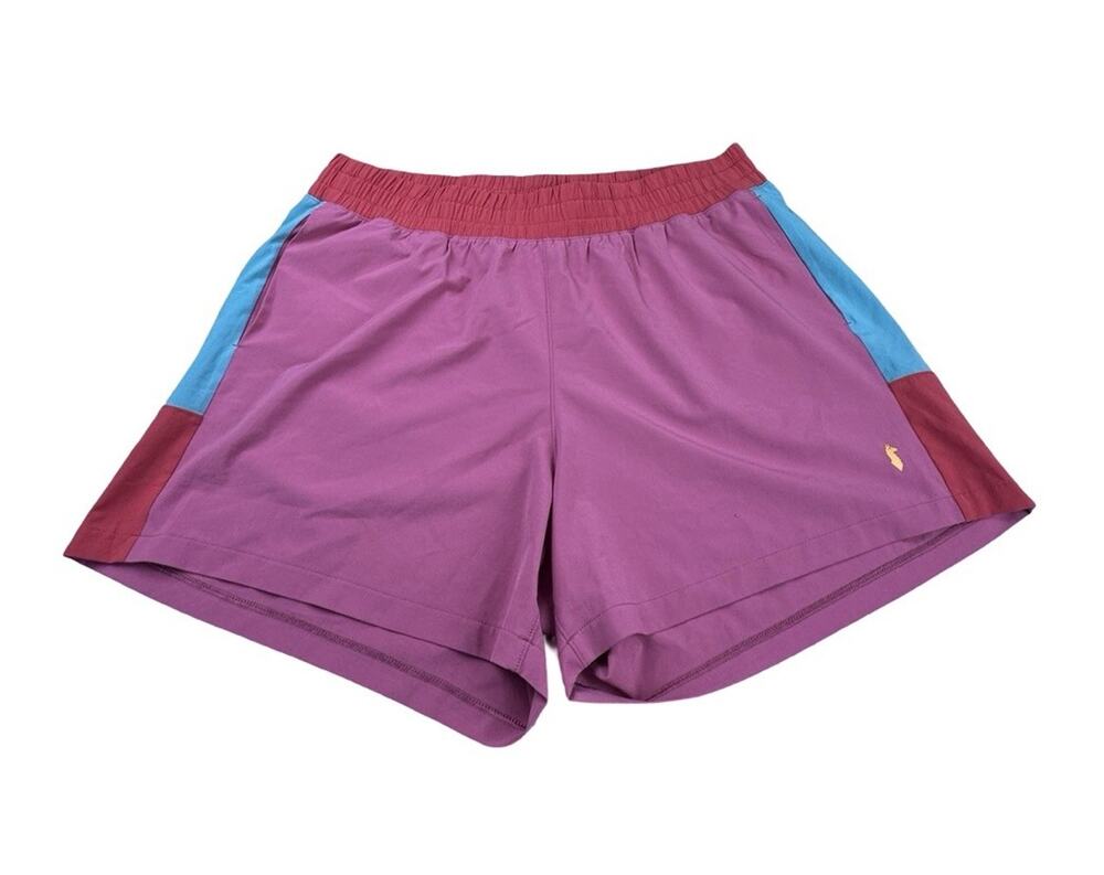 Cotopaxi Cambio Shorts Womens XL Pink Colorblock 4” Inseam Hiking Outdoor